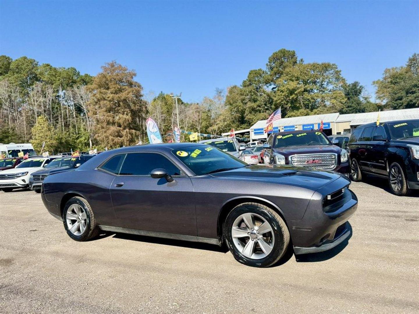 2019 Grey /Black Dodge Challenger (2C3CDZAG5KH) with an 3.6l V6 MPI Dohc VVT Flex engine, Automatic transmission, located at 745 East Steele Rd., West Columbia, SC, 29170, (803) 755-9148, 33.927212, -81.148483 - Special Internet Price! 2019 Dodge Challenger - Photo#2