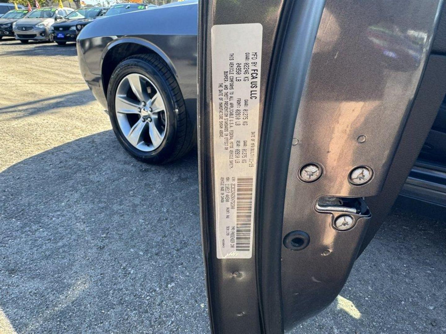 2019 Grey /Black Dodge Challenger (2C3CDZAG5KH) with an 3.6l V6 MPI Dohc VVT Flex engine, Automatic transmission, located at 745 East Steele Rd., West Columbia, SC, 29170, (803) 755-9148, 33.927212, -81.148483 - Special Internet Price! 2019 Dodge Challenger - Photo#25