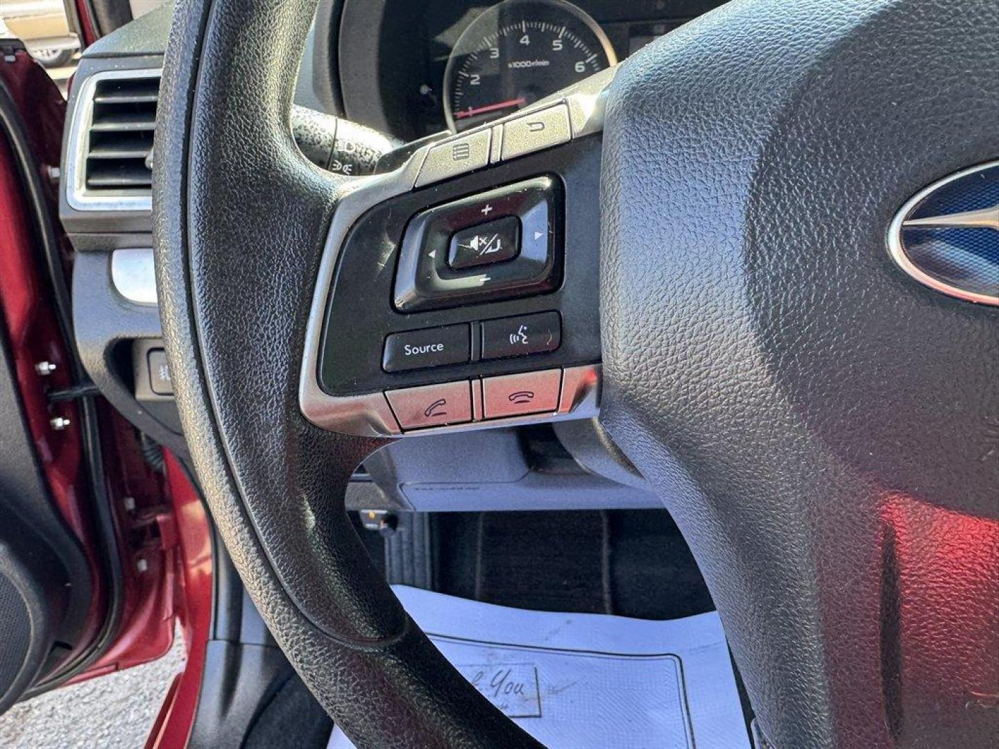 2016 Red /Black Subaru Impreza (JF1GPAB60G8) with an 2.0l H-4 Smpi Dohc 2.0l engine, Automatic transmission, located at 745 East Steele Rd., West Columbia, SC, 29170, (803) 755-9148, 33.927212, -81.148483 - Special Internet Price! 2016 Subaru Impreza - Photo#8