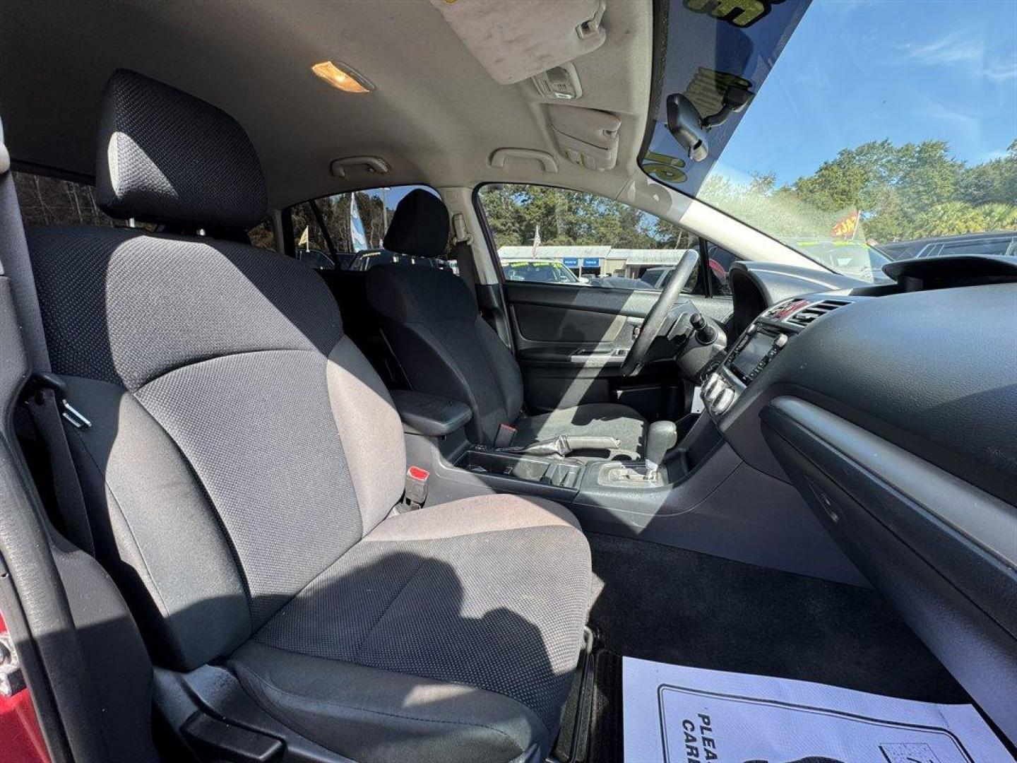 2016 Red /Black Subaru Impreza (JF1GPAB60G8) with an 2.0l H-4 Smpi Dohc 2.0l engine, Automatic transmission, located at 745 East Steele Rd., West Columbia, SC, 29170, (803) 755-9148, 33.927212, -81.148483 - Special Internet Price! 2016 Subaru Impreza - Photo#23