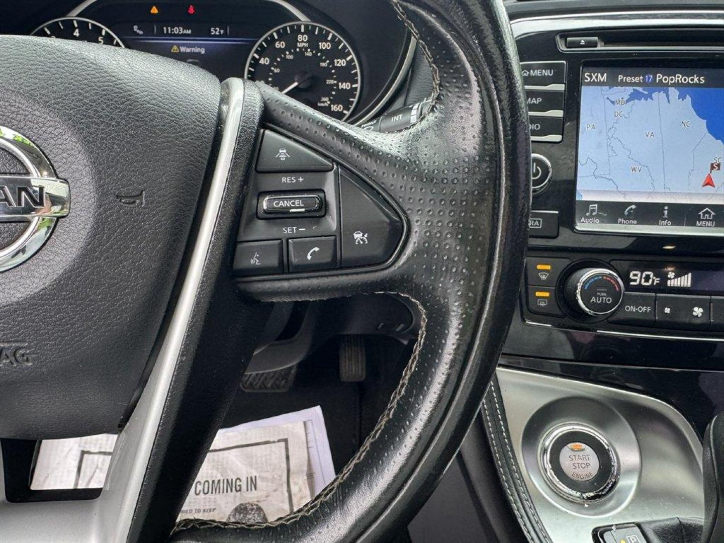 2017 Silver /Black Nissan Maxima (1N4AA6AP5HC) with an 3.5l V6 Smpi Dohc Cvtcs 3 engine, Automatic transmission, located at 745 East Steele Rd., West Columbia, SC, 29170, (803) 755-9148, 33.927212, -81.148483 - Special Internet Price! 2017 Nissan Maxima - Photo#9