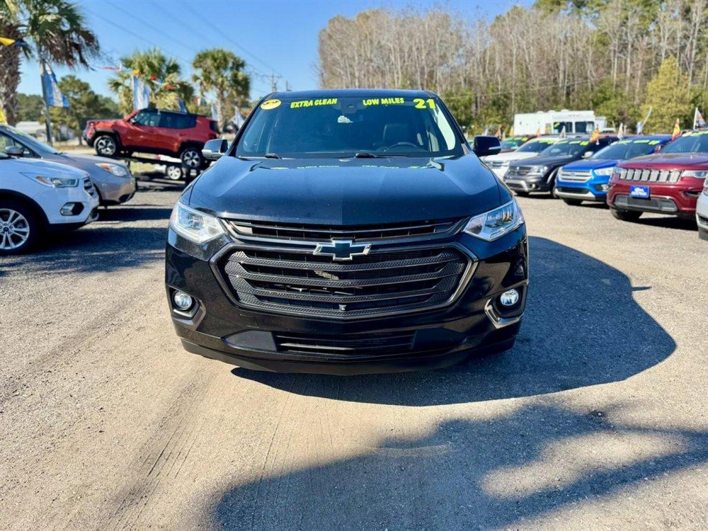 2021 Black /Black Chevrolet Traverse (1GNERKKW2MJ) with an 3.6l V6 DI Dohc 3.6l engine, Automatic transmission, located at 745 East Steele Rd., West Columbia, SC, 29170, (803) 755-9148, 33.927212, -81.148483 - Special Internet Price! 2021 Chevrolet Traverse - Photo#1