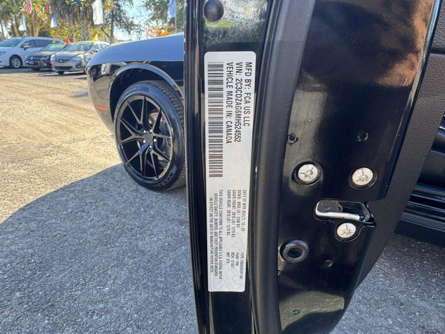 2021 Black /Black Dodge Challenger (2C3CDZAG6MH) with an 3.6l V6 MPI Dohc 3.6l engine, Automatic transmission, located at 745 East Steele Rd., West Columbia, SC, 29170, (803) 755-9148, 33.927212, -81.148483 - Special Internet Price! 2021 Dodge Challenger - Photo#27