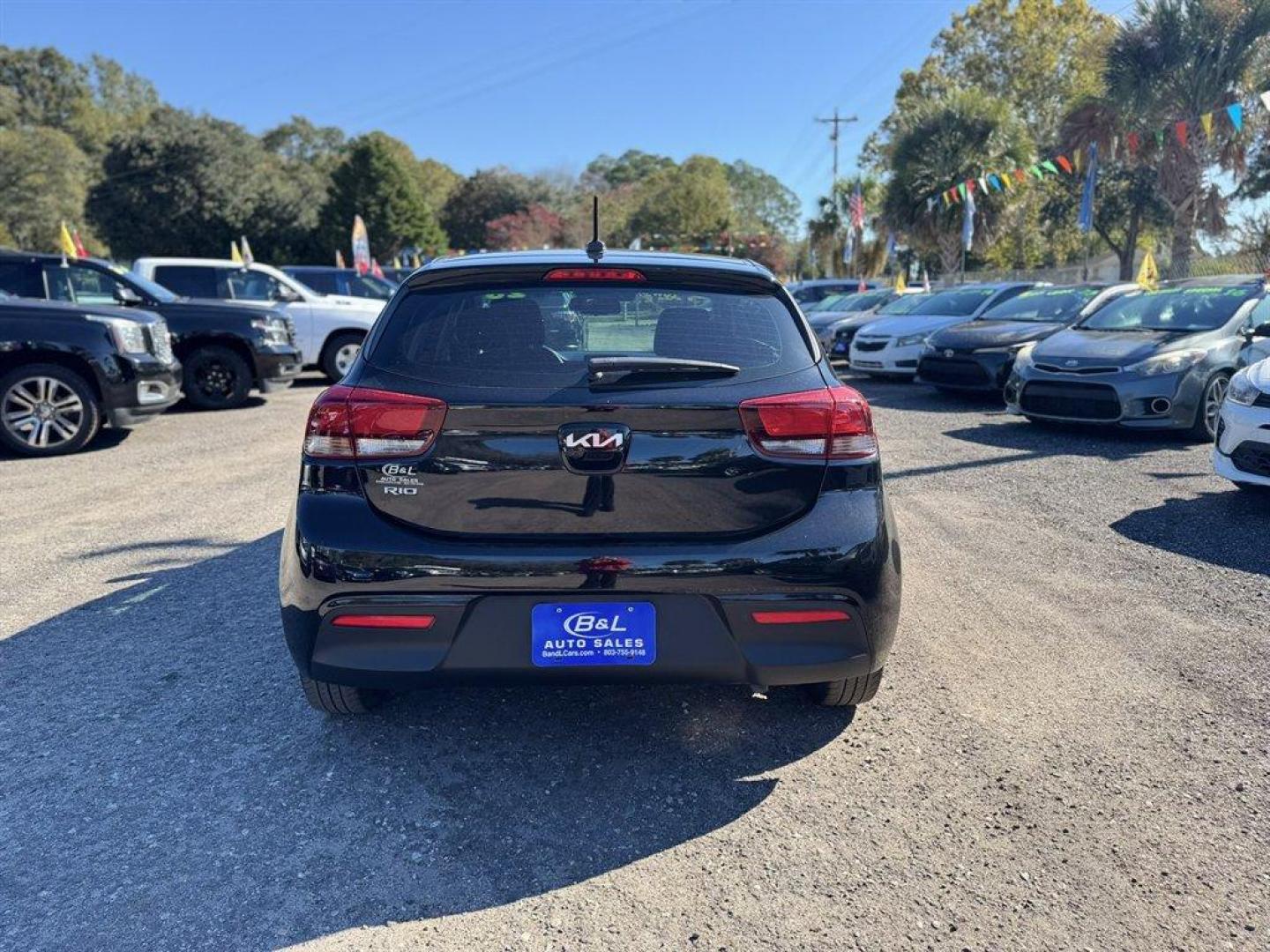 2023 Black /Black Kia Rio (3KPA25AD5PE) with an 1.6l I-4 DI Dohc Cvvt 1.6 engine, Automatic transmission, located at 745 East Steele Rd., West Columbia, SC, 29170, (803) 755-9148, 33.927212, -81.148483 - Special Internet Price! 2023 Kia Rio - Photo#4