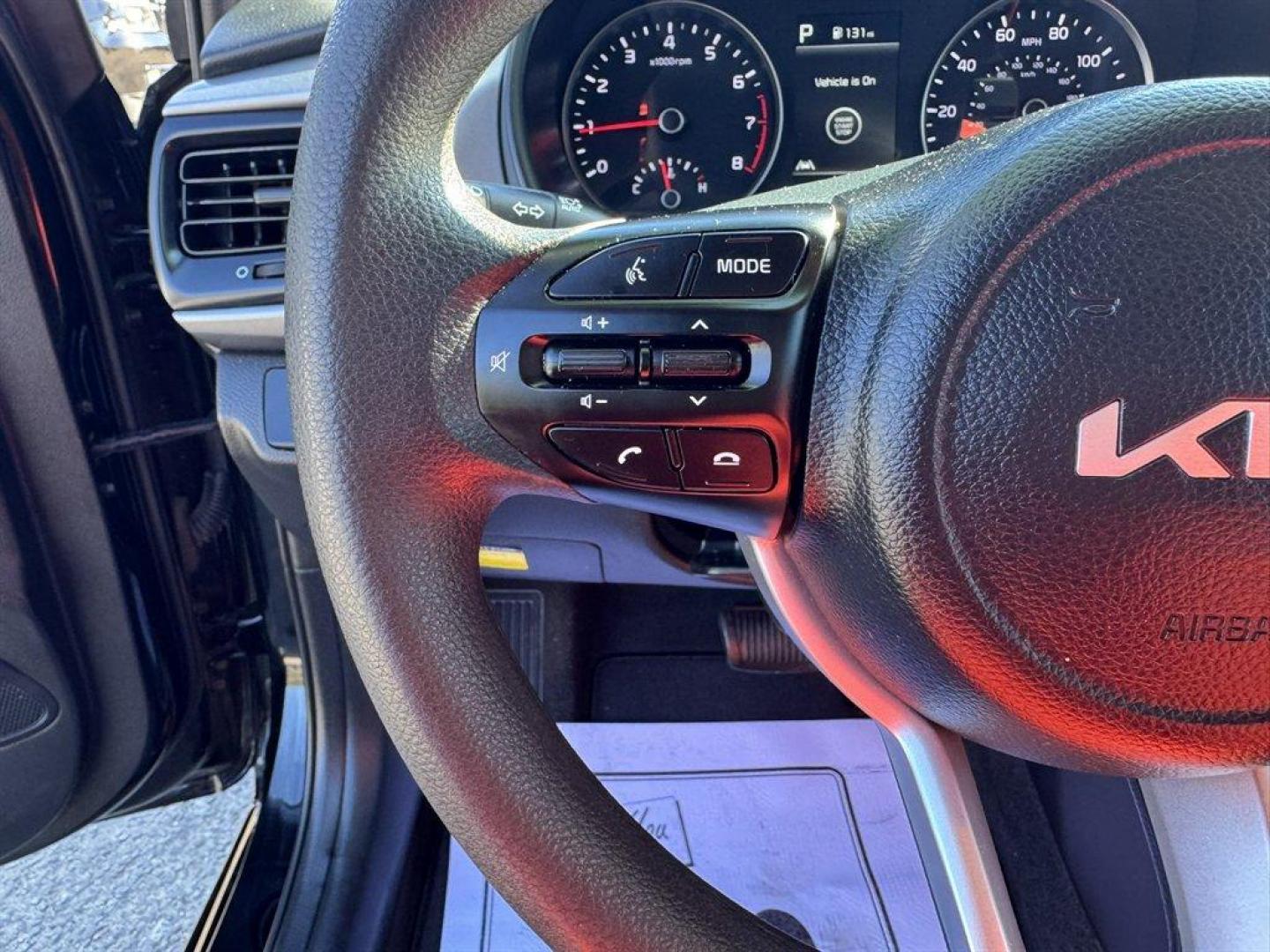 2023 Black /Black Kia Rio (3KPA25AD5PE) with an 1.6l I-4 DI Dohc Cvvt 1.6 engine, Automatic transmission, located at 745 East Steele Rd., West Columbia, SC, 29170, (803) 755-9148, 33.927212, -81.148483 - Special Internet Price! 2023 Kia Rio - Photo#8