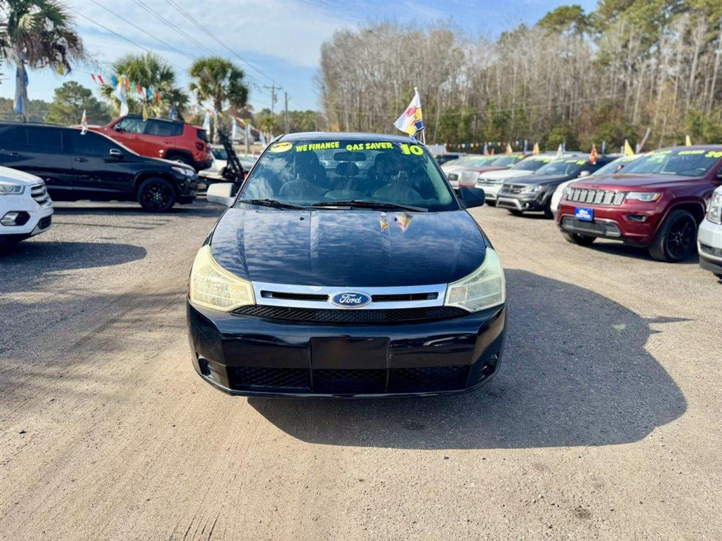 2010 Black /Grey Ford Focus (1FAHP3FN4AW) with an 2.0l I-4 SFI Dohc 2.0l engine, Automatic transmission, located at 745 East Steele Rd., West Columbia, SC, 29170, (803) 755-9148, 33.927212, -81.148483 - Special Internet Price! 2010 Ford Focus - Photo#1