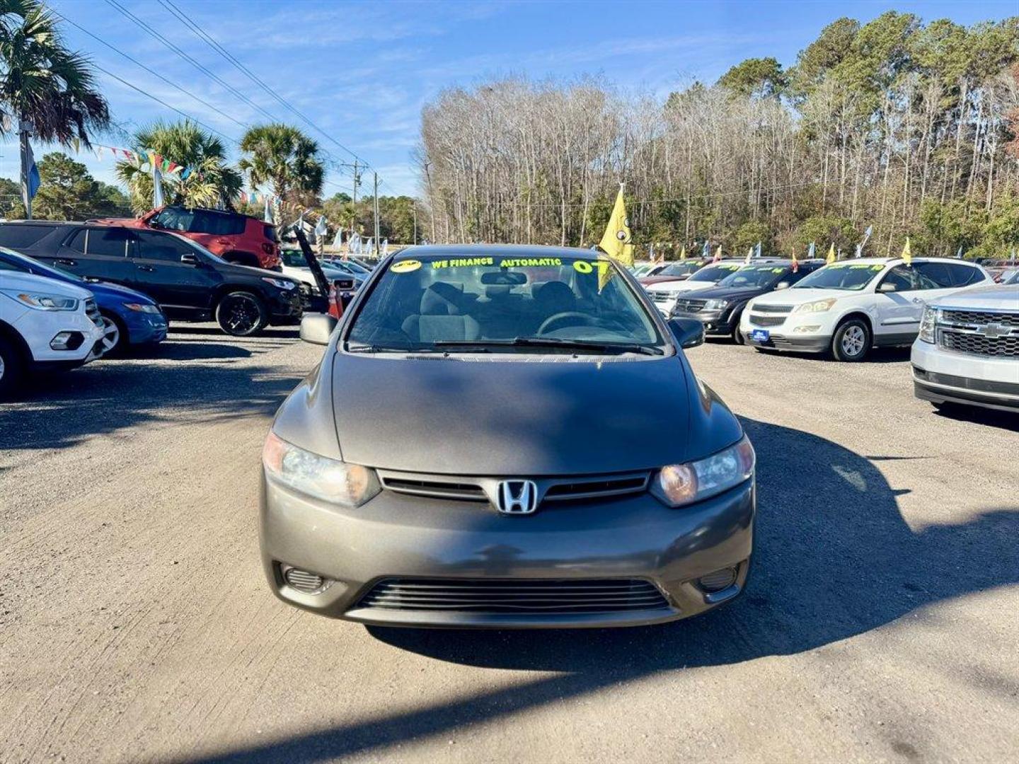 2007 Grey /Grey Honda Civic (2HGFG126X7H) with an 1.8l I-4 MPI Sohc 1.8l engine, Automatic transmission, located at 745 East Steele Rd., West Columbia, SC, 29170, (803) 755-9148, 33.927212, -81.148483 - Special Internet Price! 2007 Honda Civic - Photo#1