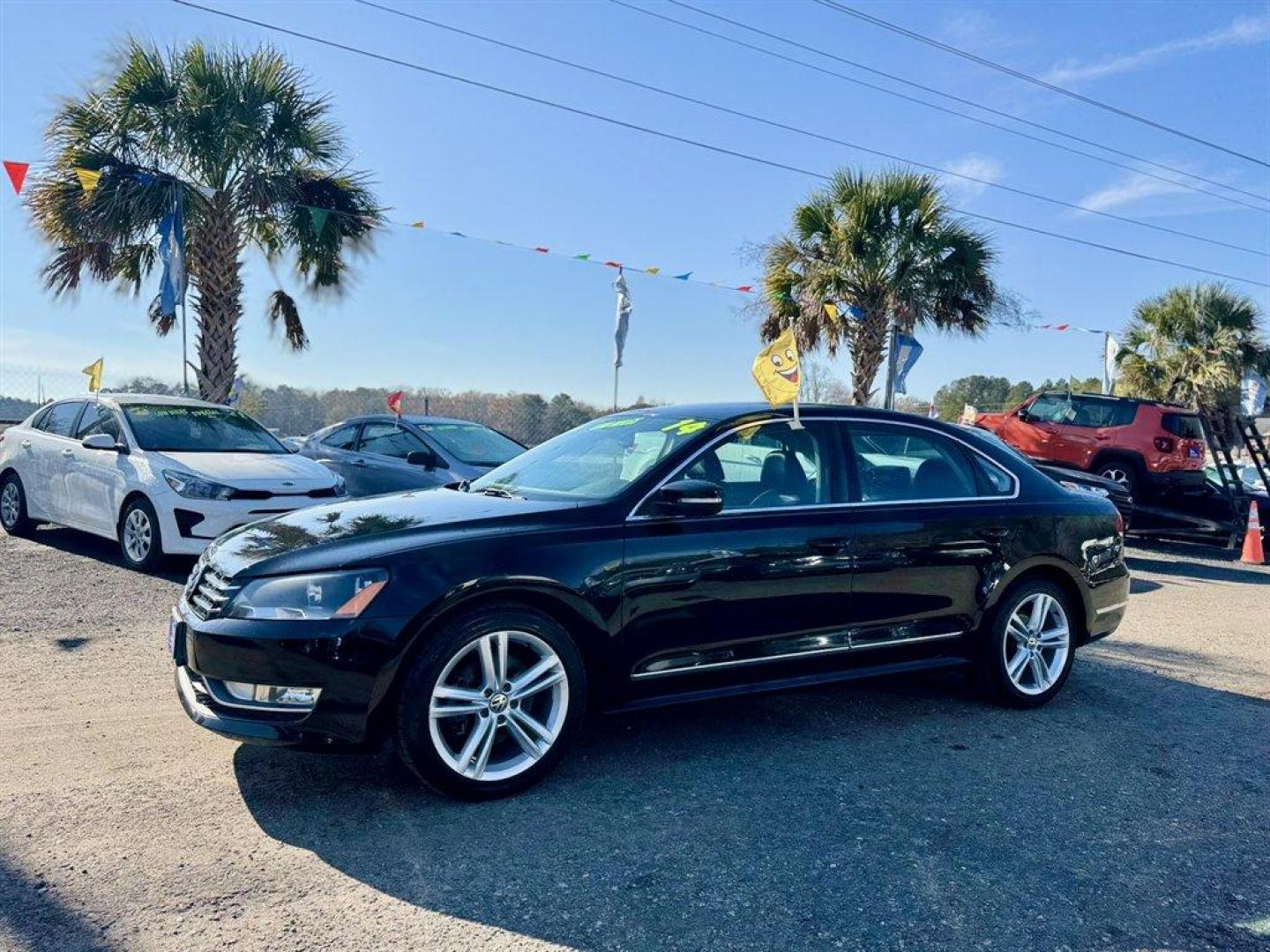 2014 Black /Black Volkswagen Passat (1VWCT7A37EC) with an 1.8l I-4 DI Dohc T/C 1.8l engine, Automatic transmission, located at 745 East Steele Rd., West Columbia, SC, 29170, (803) 755-9148, 33.927212, -81.148483 - Photo#0