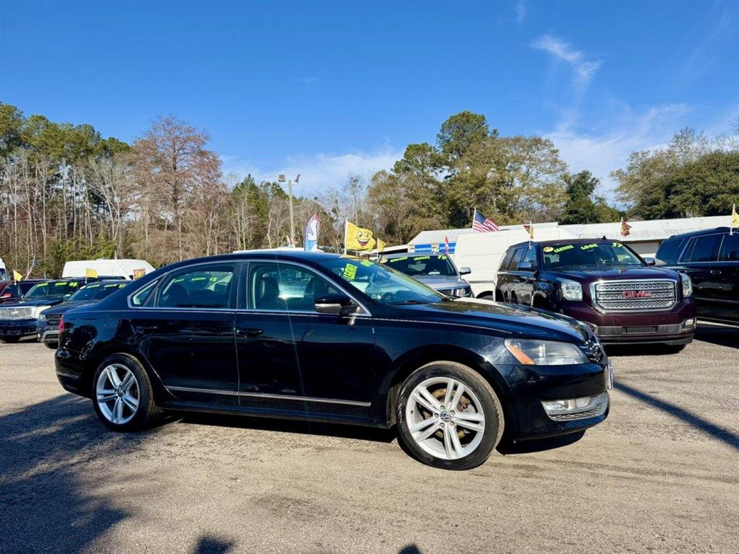 2014 Black /Black Volkswagen Passat (1VWCT7A37EC) with an 1.8l I-4 DI Dohc T/C 1.8l engine, Automatic transmission, located at 745 East Steele Rd., West Columbia, SC, 29170, (803) 755-9148, 33.927212, -81.148483 - Photo#2