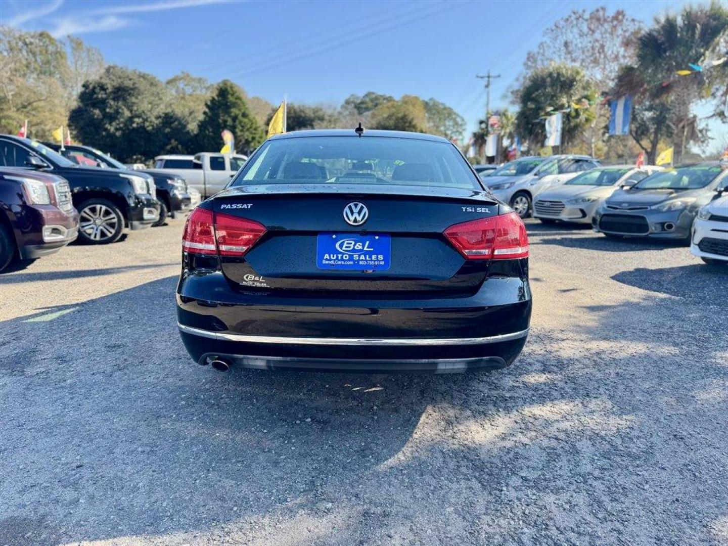 2014 Black /Black Volkswagen Passat (1VWCT7A37EC) with an 1.8l I-4 DI Dohc T/C 1.8l engine, Automatic transmission, located at 745 East Steele Rd., West Columbia, SC, 29170, (803) 755-9148, 33.927212, -81.148483 - Photo#4