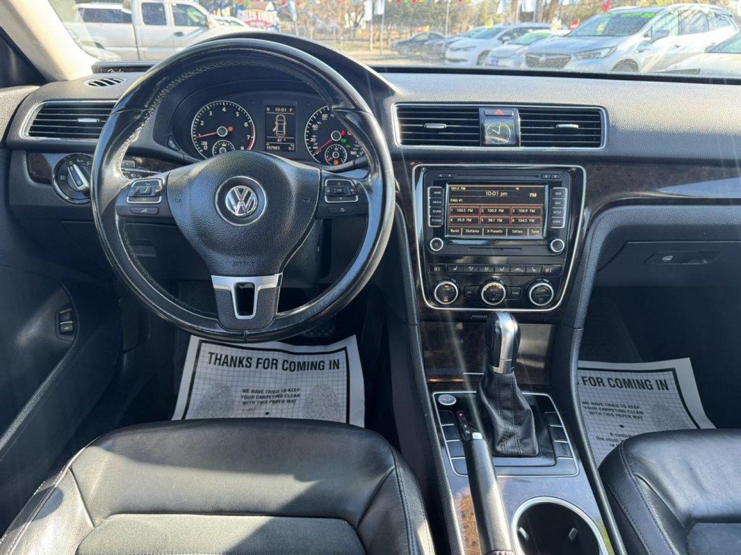 2014 Black /Black Volkswagen Passat (1VWCT7A37EC) with an 1.8l I-4 DI Dohc T/C 1.8l engine, Automatic transmission, located at 745 East Steele Rd., West Columbia, SC, 29170, (803) 755-9148, 33.927212, -81.148483 - Photo#6