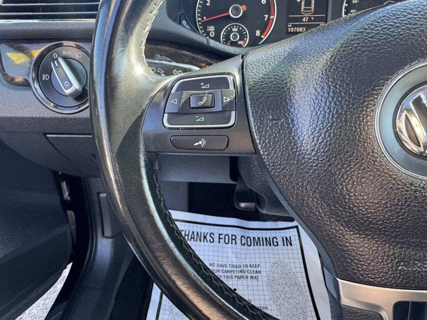 2014 Black /Black Volkswagen Passat (1VWCT7A37EC) with an 1.8l I-4 DI Dohc T/C 1.8l engine, Automatic transmission, located at 745 East Steele Rd., West Columbia, SC, 29170, (803) 755-9148, 33.927212, -81.148483 - Photo#8