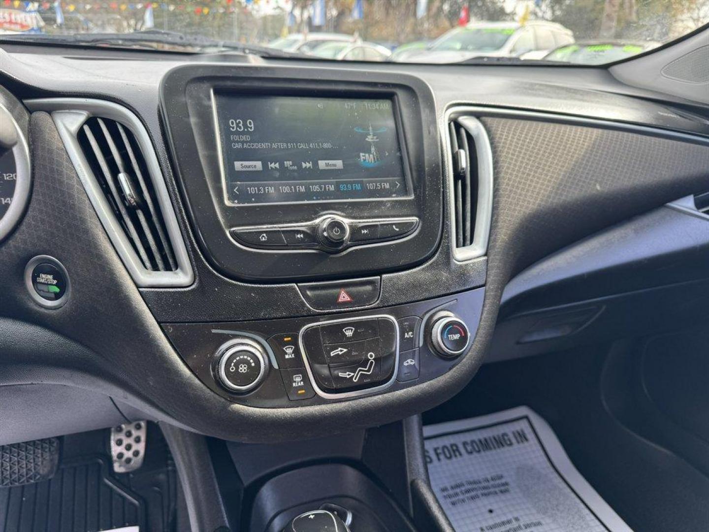 2017 Blue /Black Chevrolet Malibu (1G1ZB5ST3HF) with an 1.5l I-4 DI Dohc T/C 1.5l engine, Automatic transmission, located at 745 East Steele Rd., West Columbia, SC, 29170, (803) 755-9148, 33.927212, -81.148483 - Photo#13