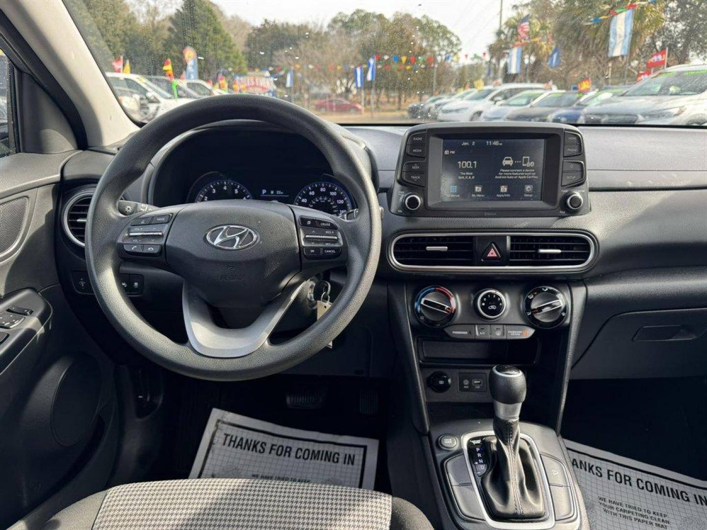 2021 Silver /Black Hyundai Kona (KM8K12AA8MU) with an 2.0l I-4 MPI Dohc 2.0l engine, Automatic transmission, located at 745 East Steele Rd., West Columbia, SC, 29170, (803) 755-9148, 33.927212, -81.148483 - Photo#6