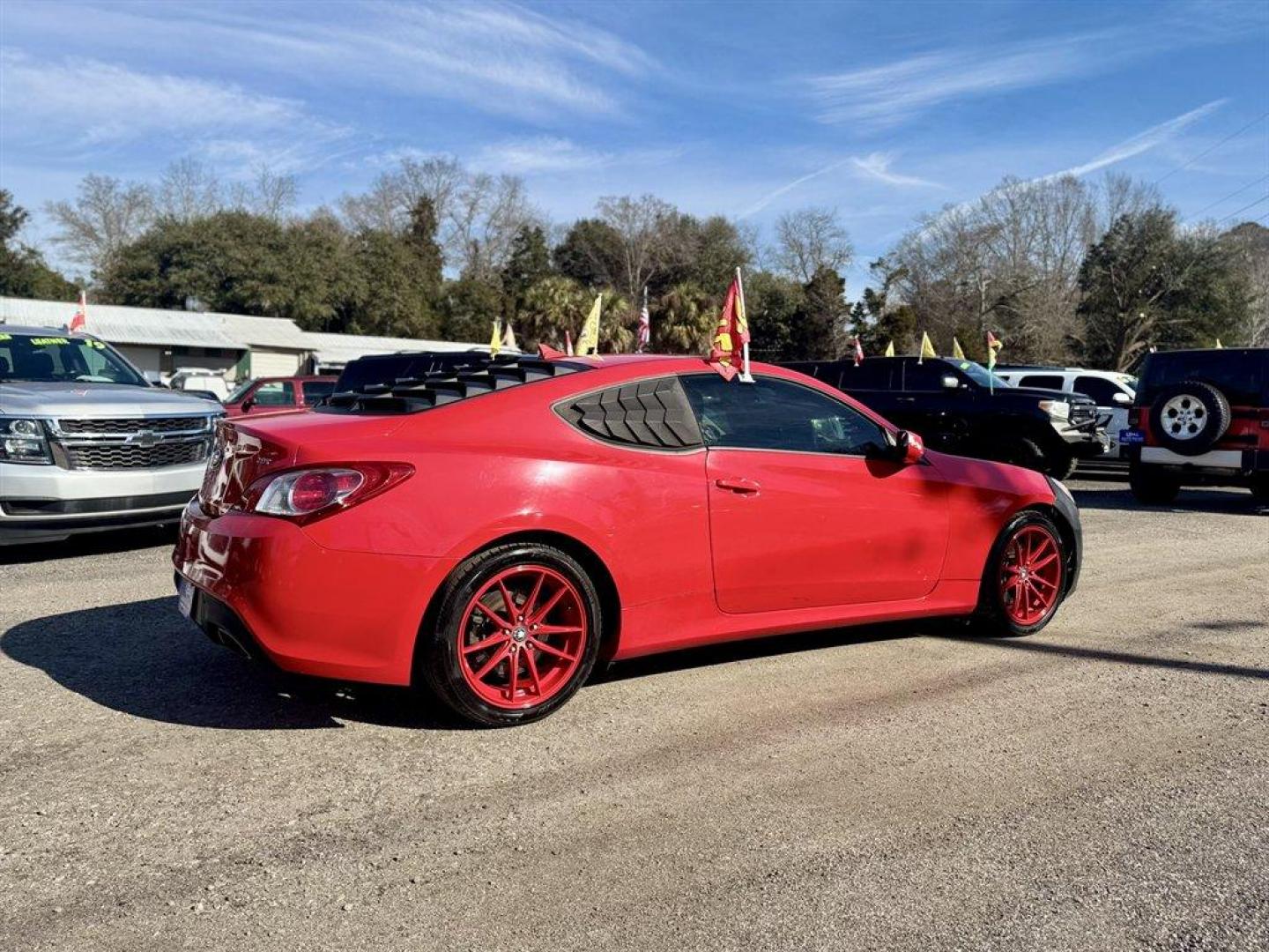 2012 Red /Black Hyundai Genesis Coupe (KMHHT6KD4CU) with an 2.0l I-4 MPI Dohc T/C 2.0 engine, Automatic transmission, located at 745 East Steele Rd., West Columbia, SC, 29170, (803) 755-9148, 33.927212, -81.148483 - Photo#3