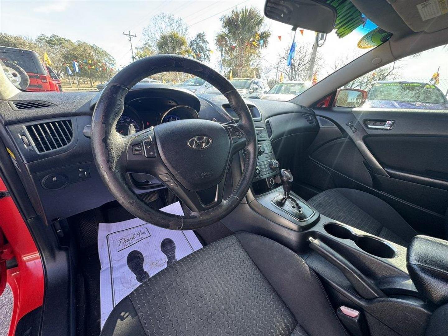 2012 Red /Black Hyundai Genesis Coupe (KMHHT6KD4CU) with an 2.0l I-4 MPI Dohc T/C 2.0 engine, Automatic transmission, located at 745 East Steele Rd., West Columbia, SC, 29170, (803) 755-9148, 33.927212, -81.148483 - Photo#6