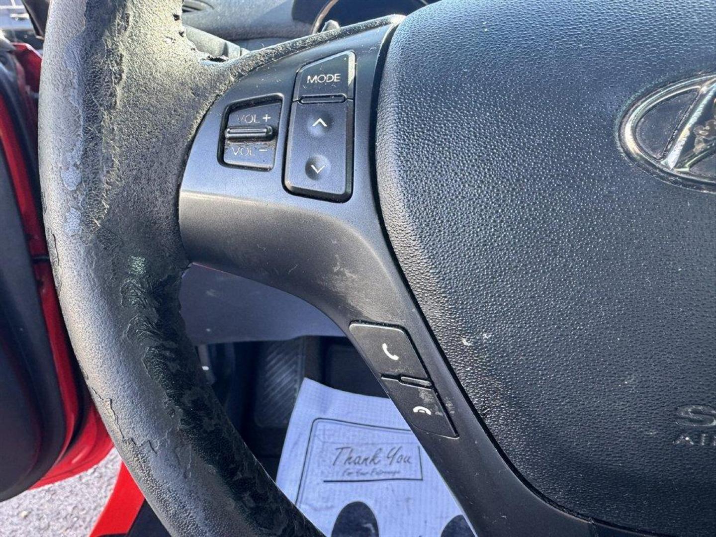 2012 Red /Black Hyundai Genesis Coupe (KMHHT6KD4CU) with an 2.0l I-4 MPI Dohc T/C 2.0 engine, Automatic transmission, located at 745 East Steele Rd., West Columbia, SC, 29170, (803) 755-9148, 33.927212, -81.148483 - Photo#9