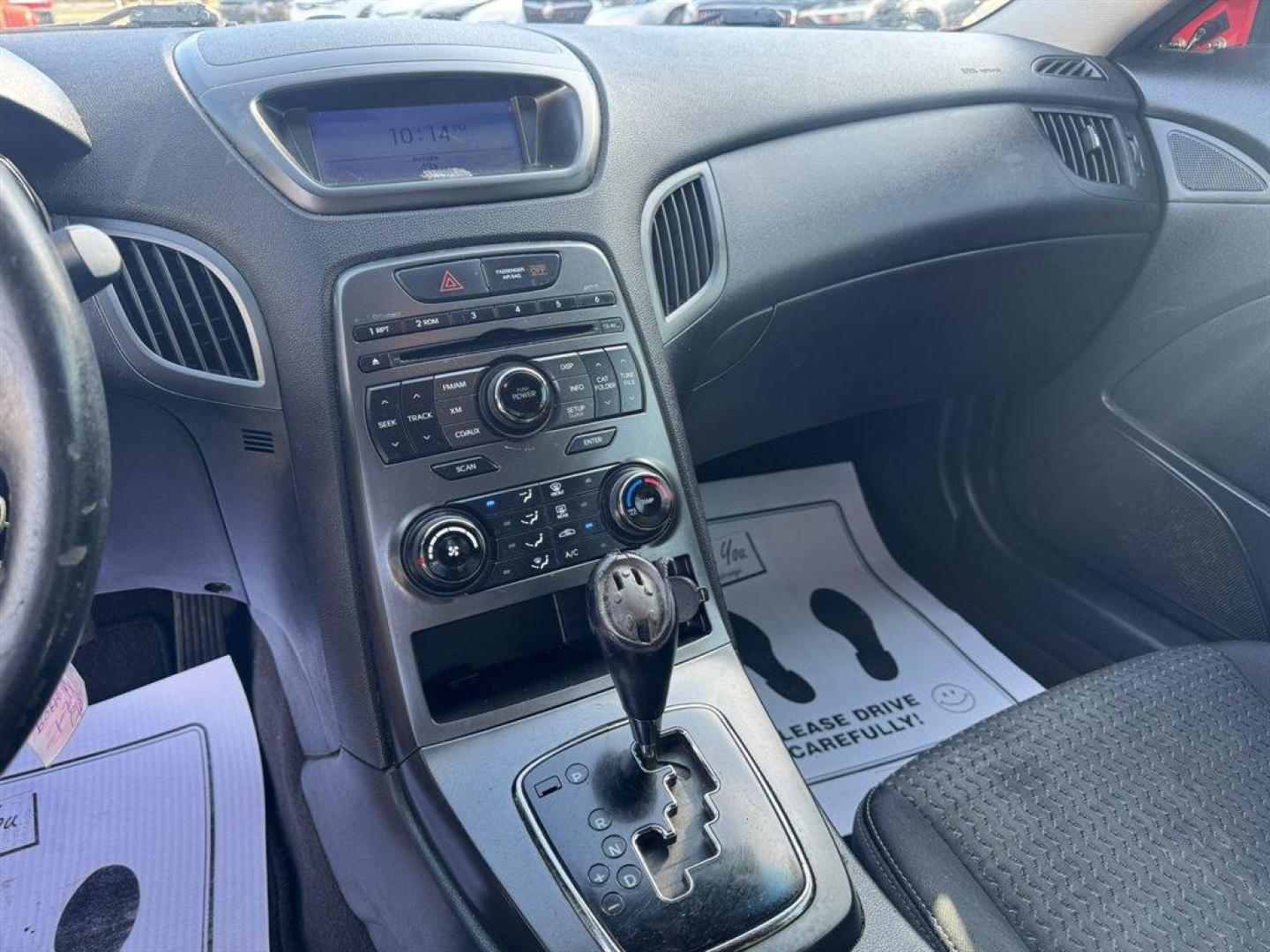 2012 Red /Black Hyundai Genesis Coupe (KMHHT6KD4CU) with an 2.0l I-4 MPI Dohc T/C 2.0 engine, Automatic transmission, located at 745 East Steele Rd., West Columbia, SC, 29170, (803) 755-9148, 33.927212, -81.148483 - Photo#13