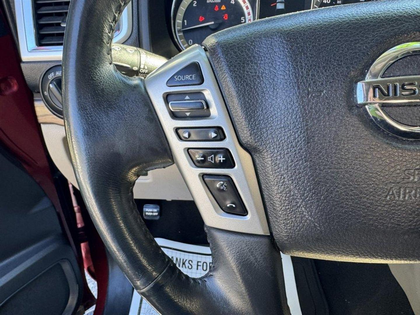 2017 Red /Beige Nissan Titan XD (1N6BA1F40HN) with an 5.0l V8 DI Dohc Tdsl 5.0l engine, Automatic transmission, located at 745 East Steele Rd., West Columbia, SC, 29170, (803) 755-9148, 33.927212, -81.148483 - Photo#8