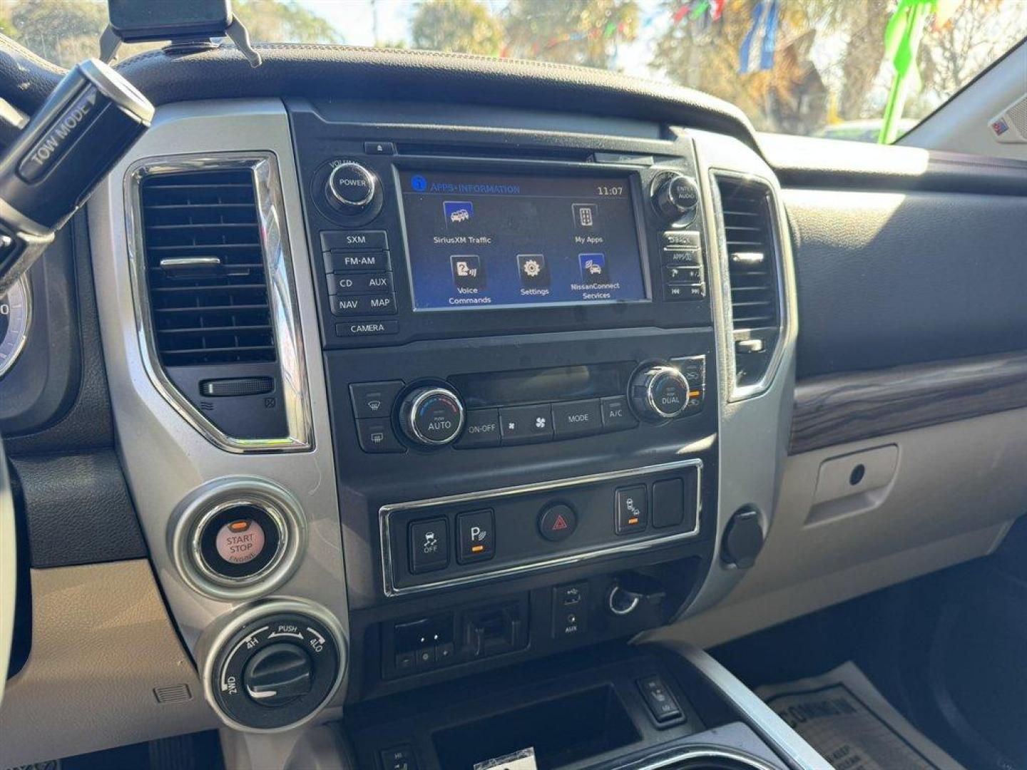 2017 Red /Beige Nissan Titan XD (1N6BA1F40HN) with an 5.0l V8 DI Dohc Tdsl 5.0l engine, Automatic transmission, located at 745 East Steele Rd., West Columbia, SC, 29170, (803) 755-9148, 33.927212, -81.148483 - Photo#13