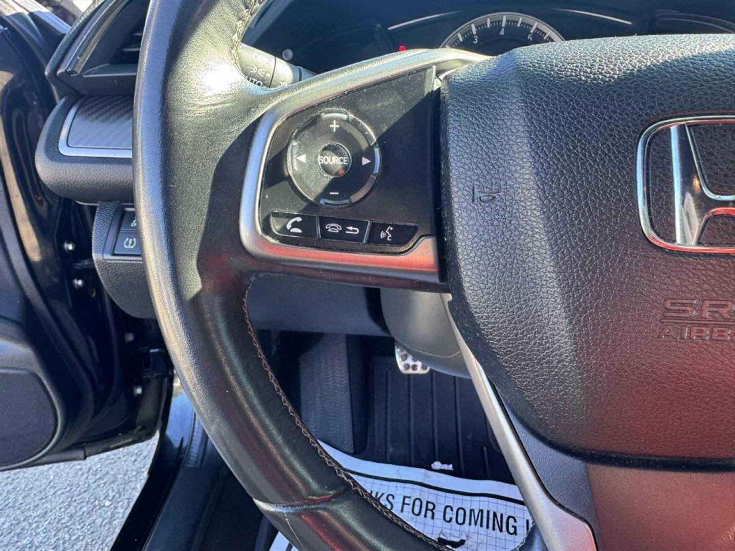 2018 Black /Black Honda Civic (SHHFK7G44JU) with an 1.5l I-4 DI Dohc T/C 1.5l engine, Manual transmission, located at 745 East Steele Rd., West Columbia, SC, 29170, (803) 755-9148, 33.927212, -81.148483 - Photo#8