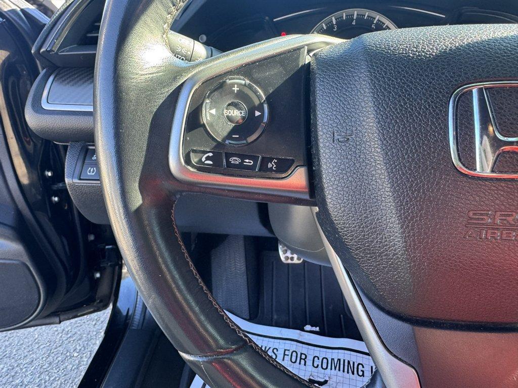 2018 Black /Black Honda Civic (SHHFK7G44JU) with an 1.5l I-4 DI Dohc T/C 1.5l engine, Manual transmission, located at 745 East Steele Rd., West Columbia, SC, 29170, (803) 755-9148, 33.927212, -81.148483 - Photo#8