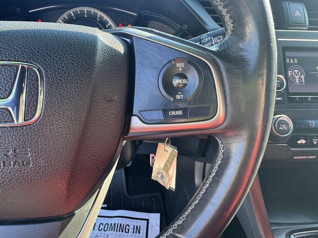 2018 Black /Black Honda Civic (SHHFK7G44JU) with an 1.5l I-4 DI Dohc T/C 1.5l engine, Manual transmission, located at 745 East Steele Rd., West Columbia, SC, 29170, (803) 755-9148, 33.927212, -81.148483 - Photo#9