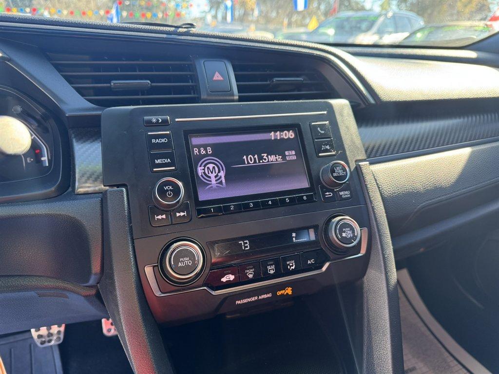 2018 Black /Black Honda Civic (SHHFK7G44JU) with an 1.5l I-4 DI Dohc T/C 1.5l engine, Manual transmission, located at 745 East Steele Rd., West Columbia, SC, 29170, (803) 755-9148, 33.927212, -81.148483 - Photo#12