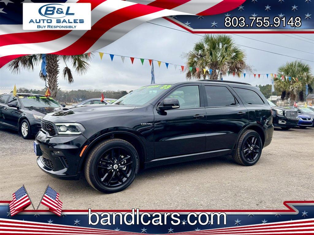 2023 Black /Black Dodge Durango (1C4SDHCT0PC) with an 5.7l V8 Smpi Hemi 5.7l engine, Automatic transmission, located at 745 East Steele Rd., West Columbia, SC, 29170, (803) 755-9148, 33.927212, -81.148483 - Photo#0