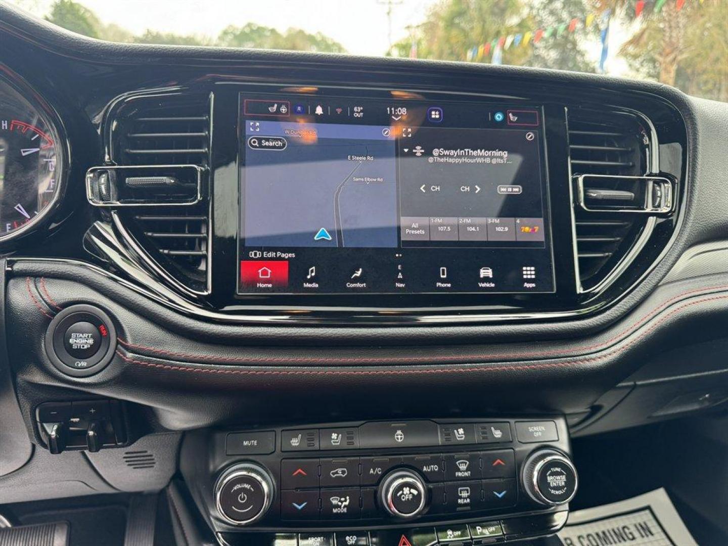 2023 Black /Black Dodge Durango (1C4SDHCT0PC) with an 5.7l V8 Smpi Hemi 5.7l engine, Automatic transmission, located at 745 East Steele Rd., West Columbia, SC, 29170, (803) 755-9148, 33.927212, -81.148483 - Photo#15