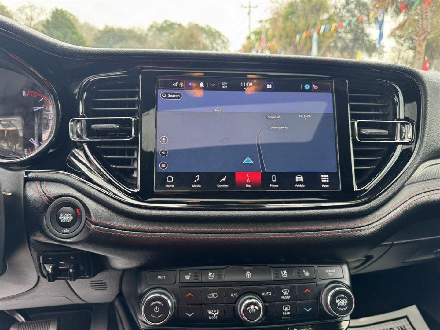 2023 Black /Black Dodge Durango (1C4SDHCT0PC) with an 5.7l V8 Smpi Hemi 5.7l engine, Automatic transmission, located at 745 East Steele Rd., West Columbia, SC, 29170, (803) 755-9148, 33.927212, -81.148483 - Photo#16