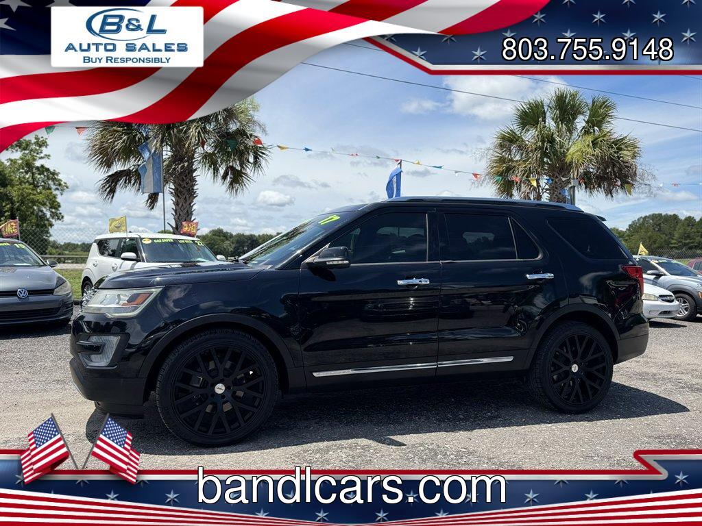 2017 Black /Black Ford Explorer (1FM5K7F8XHG) with an 3.5l V6 Smpi TI-VCT 3.5l engine, Automatic transmission, located at 745 East Steele Rd., West Columbia, SC, 29170, (803) 755-9148, 33.927212, -81.148483 - Photo#0