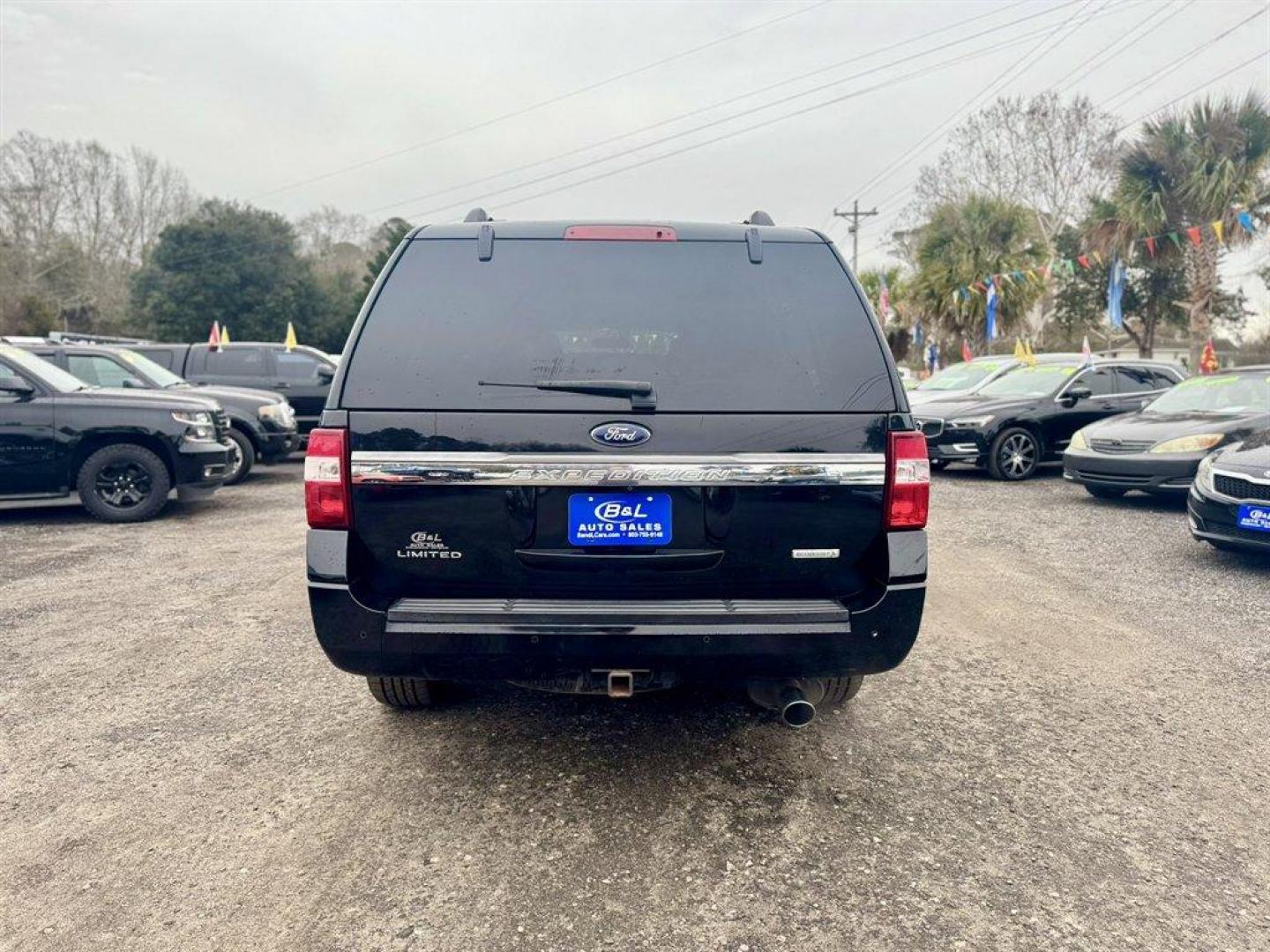 2017 Black /Black Ford Expedition EL (1FMJK1KT1HE) with an 3.5l V6 DI T/C Ecoboost 3 engine, Automatic transmission, located at 745 East Steele Rd., West Columbia, SC, 29170, (803) 755-9148, 33.927212, -81.148483 - Photo#4
