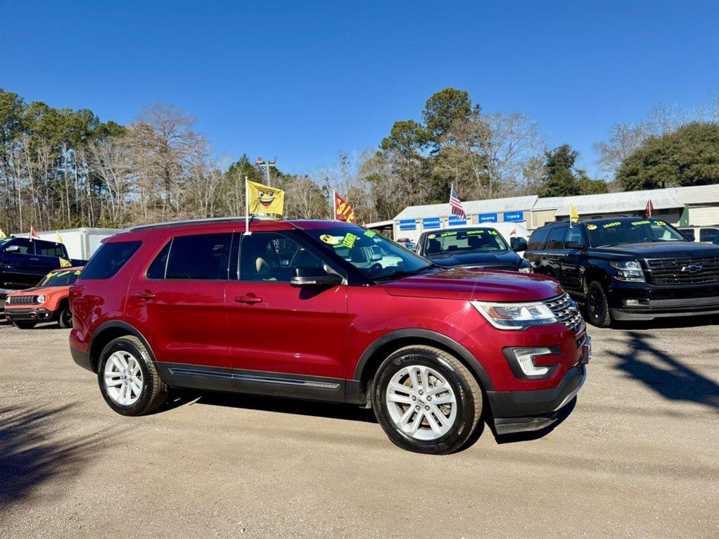 2016 Red /Taupe Ford Explorer (1FM5K7D84GG) with an 3.5l V6 Smpi TI-VCT 3.5l engine, Automatic transmission, located at 745 East Steele Rd., West Columbia, SC, 29170, (803) 755-9148, 33.927212, -81.148483 - Photo#2