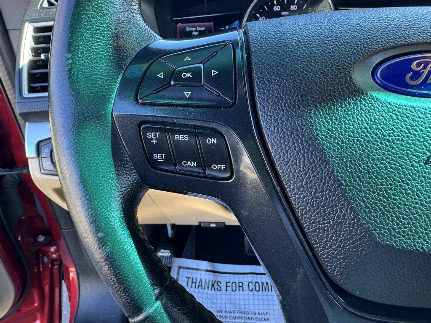 2016 Red /Taupe Ford Explorer (1FM5K7D84GG) with an 3.5l V6 Smpi TI-VCT 3.5l engine, Automatic transmission, located at 745 East Steele Rd., West Columbia, SC, 29170, (803) 755-9148, 33.927212, -81.148483 - Photo#8