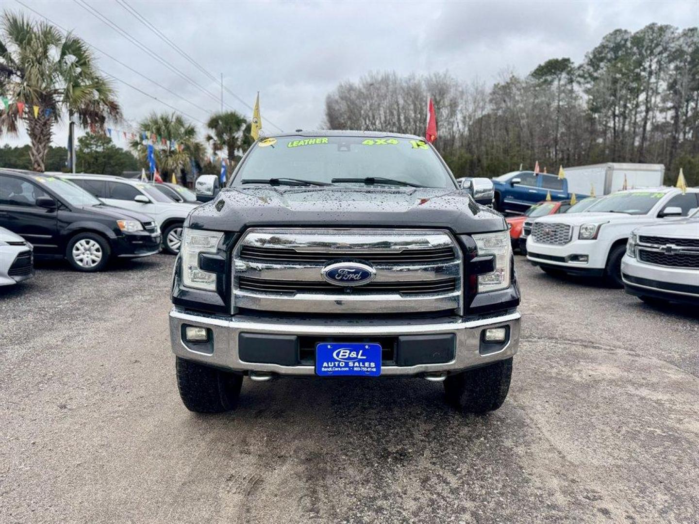 2015 Black /Brown Ford F150 (1FTEW1EG5FF) with an 3.5l V6 DI T/C Ecoboost 3 engine, Automatic transmission, located at 745 East Steele Rd., West Columbia, SC, 29170, (803) 755-9148, 33.927212, -81.148483 - Photo#1
