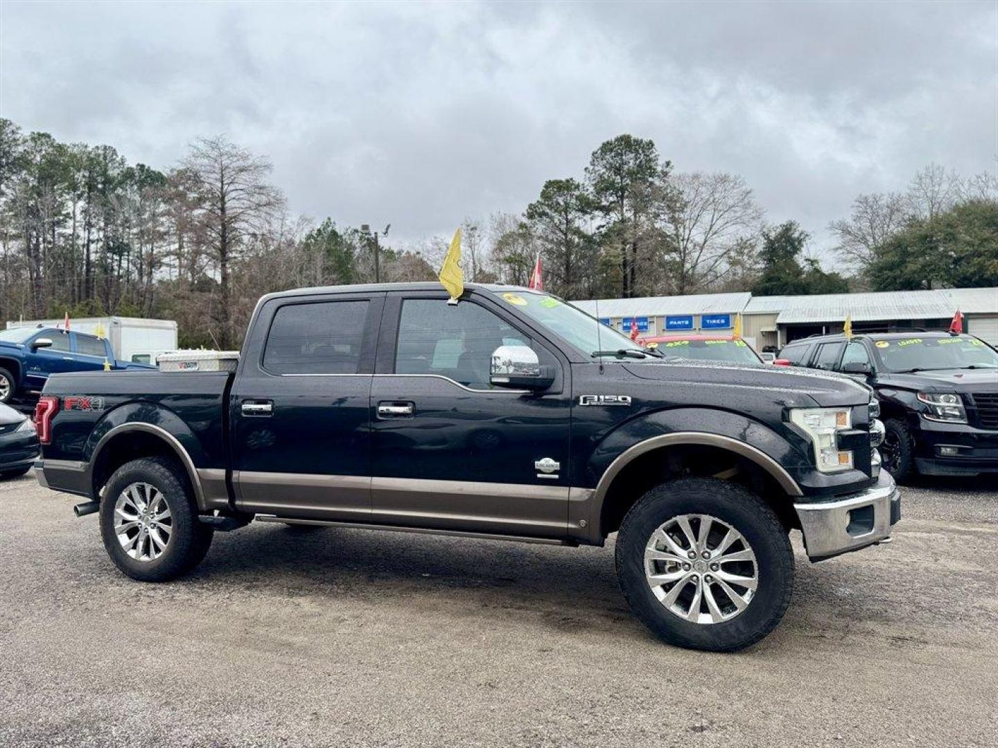 2015 Black /Brown Ford F150 (1FTEW1EG5FF) with an 3.5l V6 DI T/C Ecoboost 3 engine, Automatic transmission, located at 745 East Steele Rd., West Columbia, SC, 29170, (803) 755-9148, 33.927212, -81.148483 - Photo#2