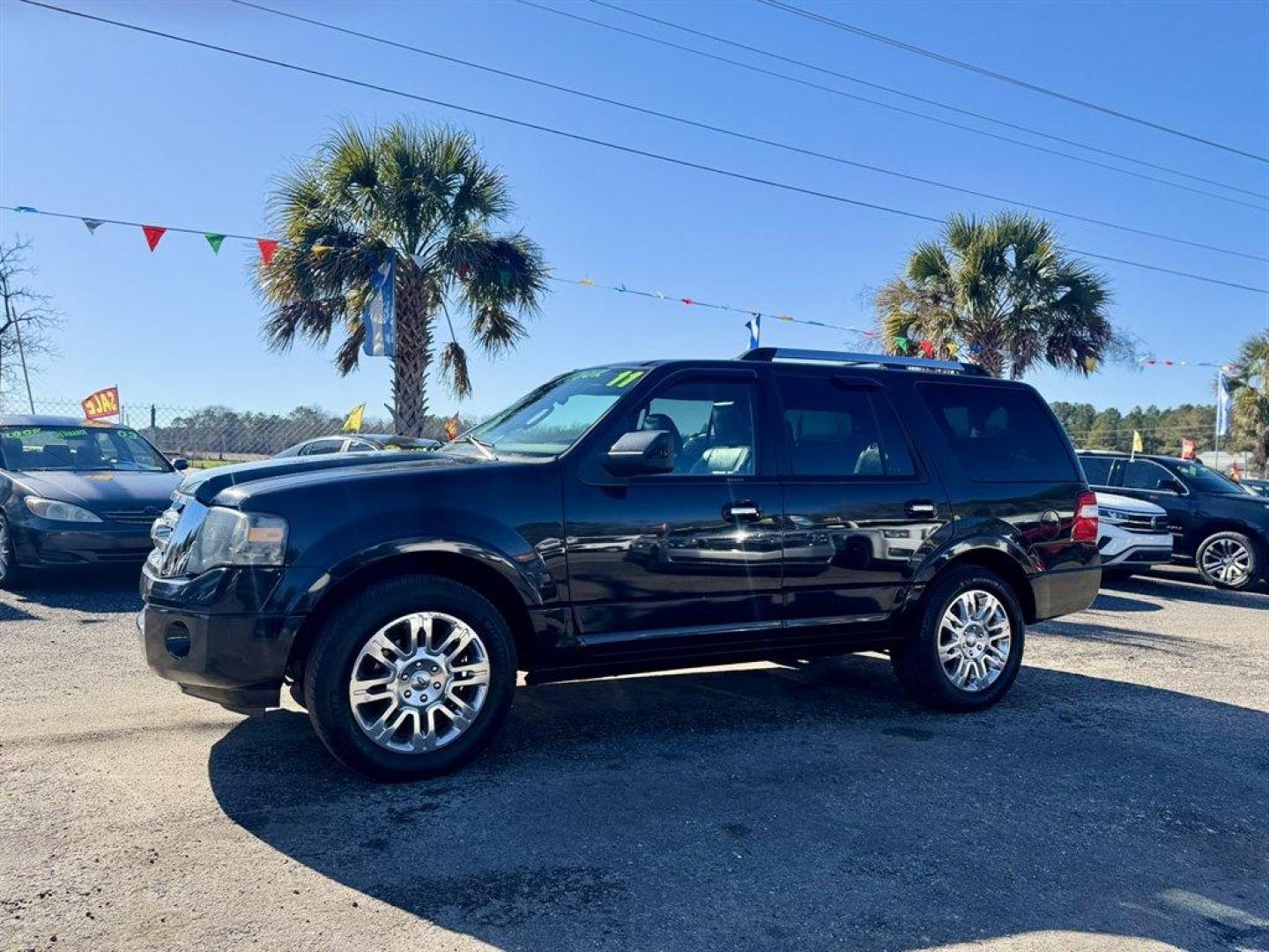 2011 Black /Black Ford Expedition (1FMJU1K56BE) with an 5.4l V8 Sohc Flex 5.4l engine, Automatic transmission, located at 745 East Steele Rd., West Columbia, SC, 29170, (803) 755-9148, 33.927212, -81.148483 - Photo#0