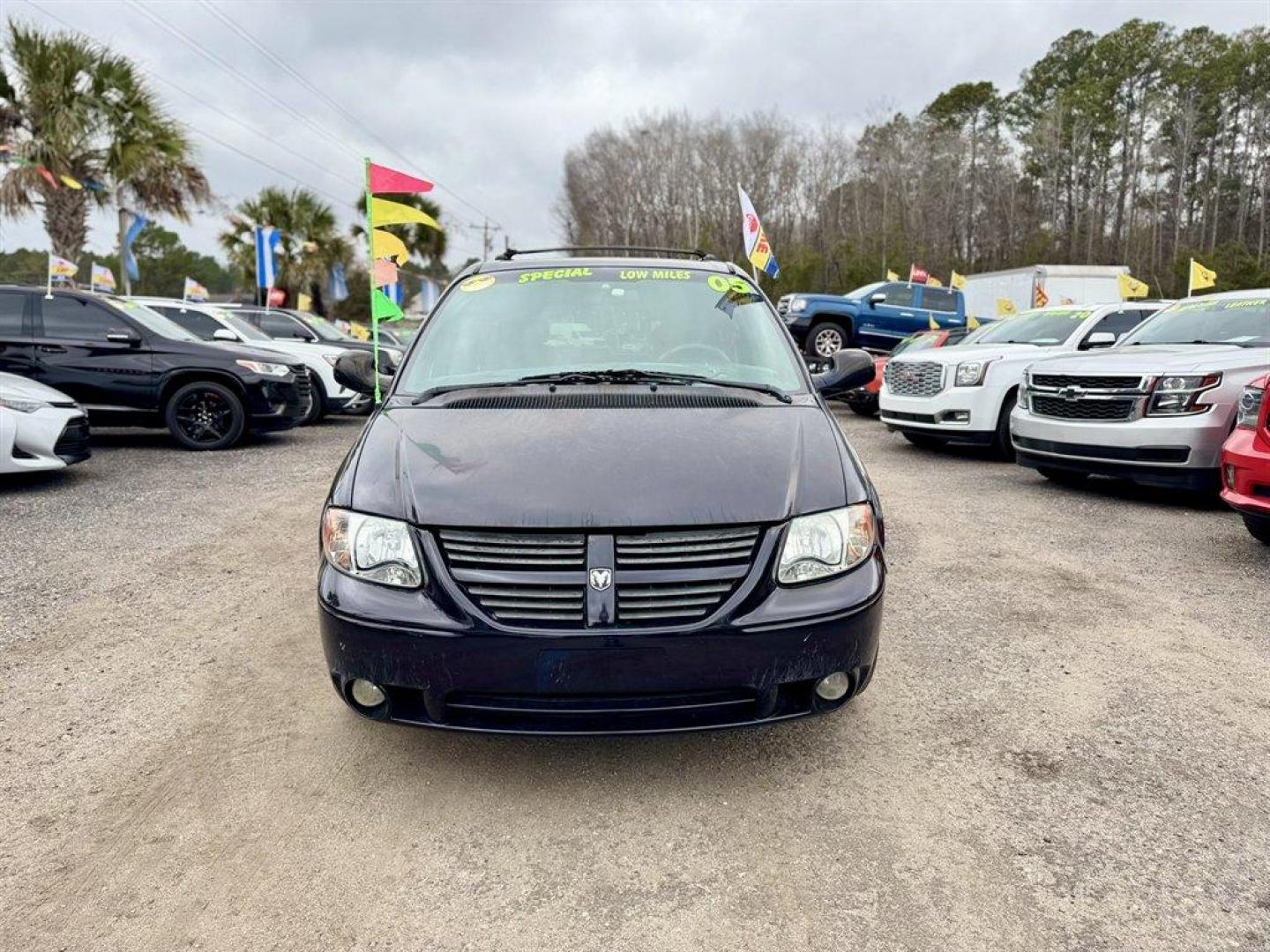 2005 Blue /Grey Dodge Grand Caravan (2D8GP44L15R) with an 3.8l V6 MPI 3.8l engine, Automatic transmission, located at 745 East Steele Rd., West Columbia, SC, 29170, (803) 755-9148, 33.927212, -81.148483 - Photo#1