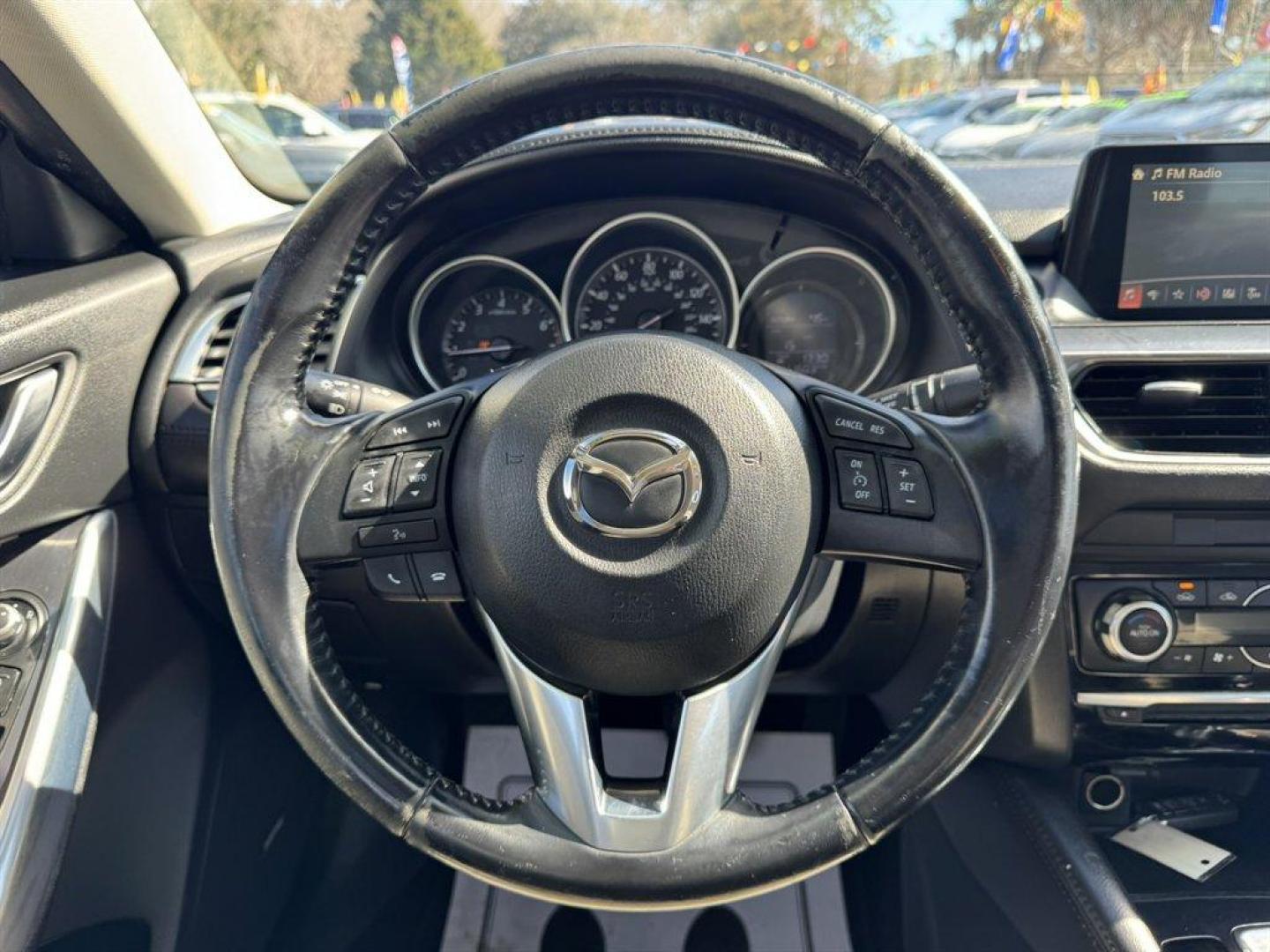 2016 Blue /Grey Mazda Mazda6 (JM1GJ1V59G1) with an 2.5l I-4 DI Dohc 2.5l engine, Automatic transmission, located at 745 East Steele Rd., West Columbia, SC, 29170, (803) 755-9148, 33.927212, -81.148483 - Photo#7