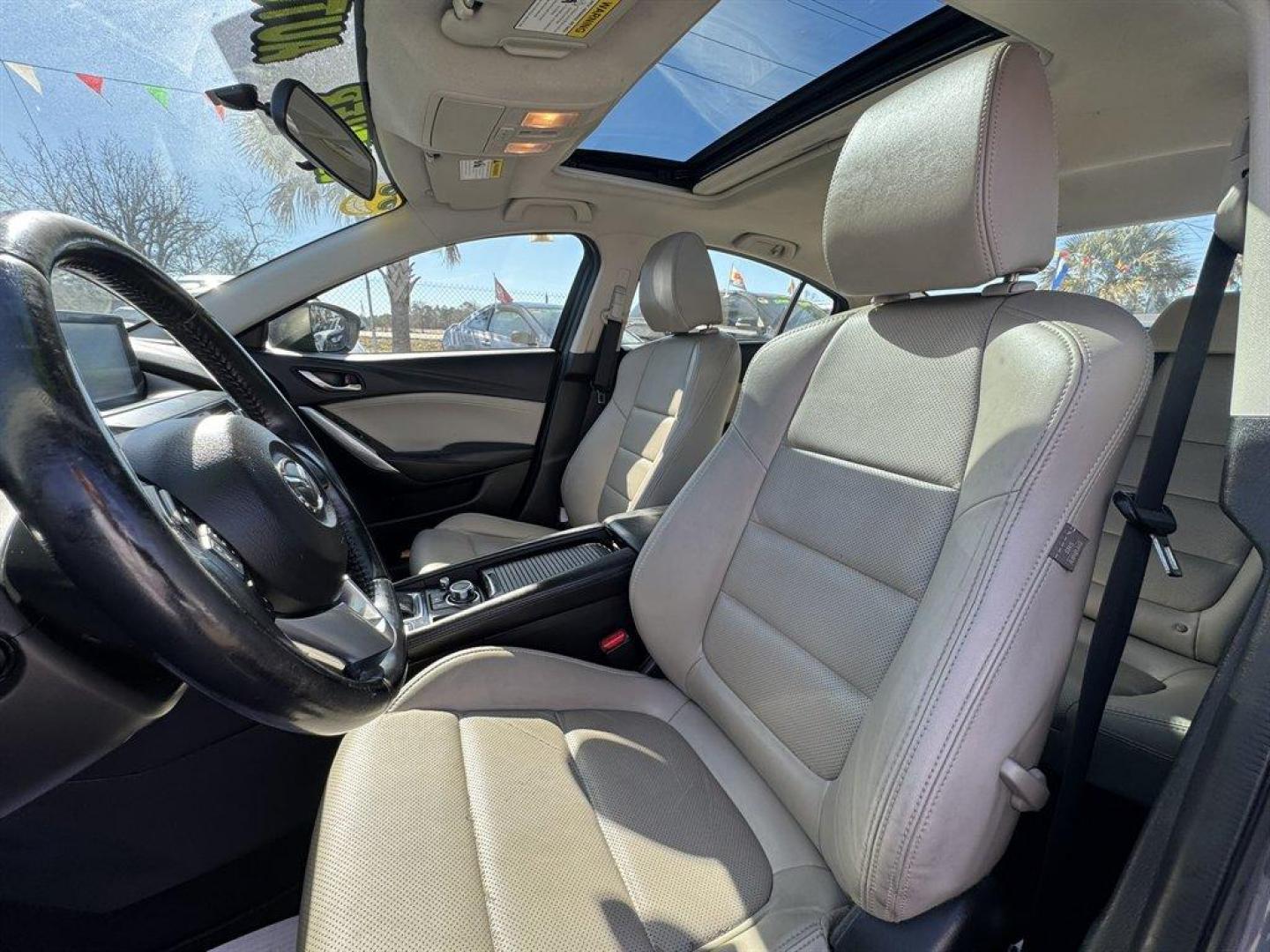 2016 Blue /Grey Mazda Mazda6 (JM1GJ1V59G1) with an 2.5l I-4 DI Dohc 2.5l engine, Automatic transmission, located at 745 East Steele Rd., West Columbia, SC, 29170, (803) 755-9148, 33.927212, -81.148483 - Photo#22