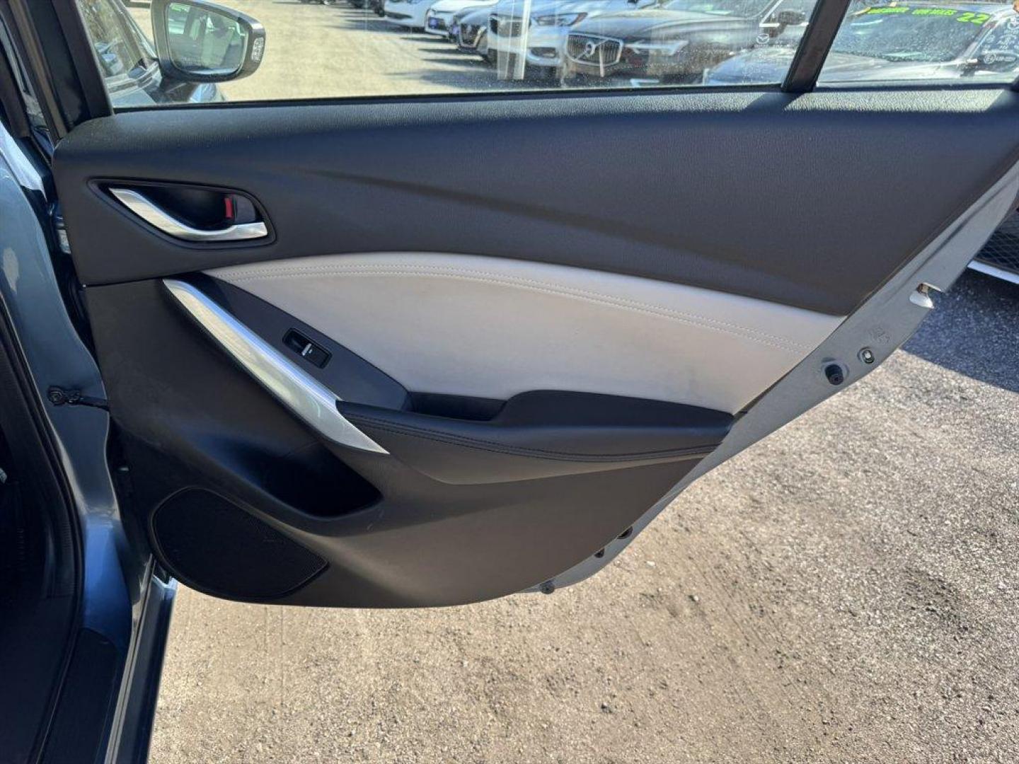 2016 Blue /Grey Mazda Mazda6 (JM1GJ1V59G1) with an 2.5l I-4 DI Dohc 2.5l engine, Automatic transmission, located at 745 East Steele Rd., West Columbia, SC, 29170, (803) 755-9148, 33.927212, -81.148483 - Photo#26