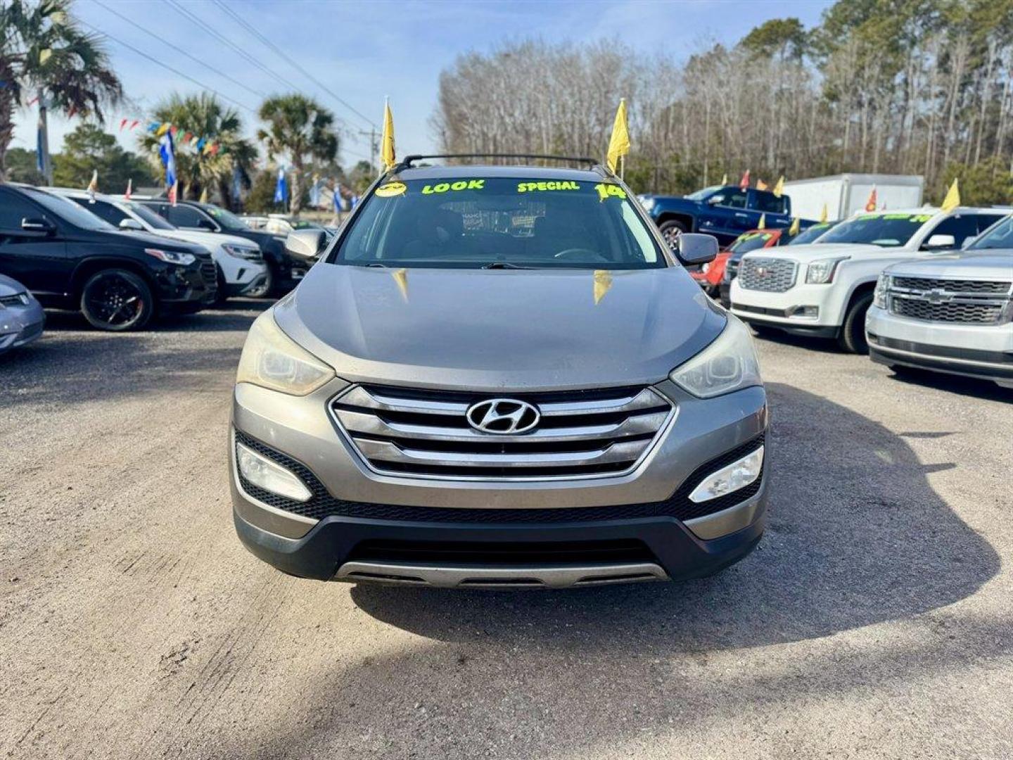 2014 Bronze /Grey Hyundai Santa FE Sport (5XYZU3LB6EG) with an 2.4l I-4 DI Dohc 2.4l engine, Automatic transmission, located at 745 East Steele Rd., West Columbia, SC, 29170, (803) 755-9148, 33.927212, -81.148483 - Photo#1