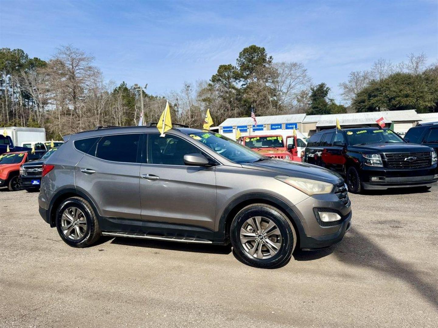 2014 Bronze /Grey Hyundai Santa FE Sport (5XYZU3LB6EG) with an 2.4l I-4 DI Dohc 2.4l engine, Automatic transmission, located at 745 East Steele Rd., West Columbia, SC, 29170, (803) 755-9148, 33.927212, -81.148483 - Photo#2