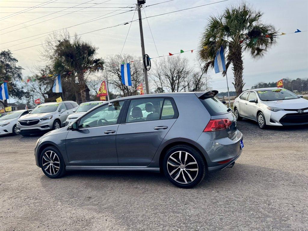 2015 Grey /Black Volkswagen Golf (3VW217AU4FM) with an 1.8l I-4 DI Dohc T/C 1.8l engine, Automatic transmission, located at 745 East Steele Rd., West Columbia, SC, 29170, (803) 755-9148, 33.927212, -81.148483 - Photo#4