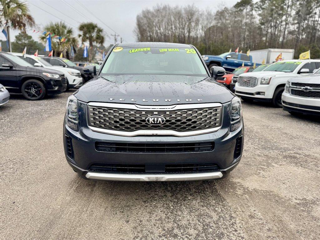 2020 Grey /Black Kia Telluride (5XYP24HC8LG) with an 3.8l V6 DI Dohc 3.8l engine, Automatic transmission, located at 745 East Steele Rd., West Columbia, SC, 29170, (803) 755-9148, 33.927212, -81.148483 - Photo#1