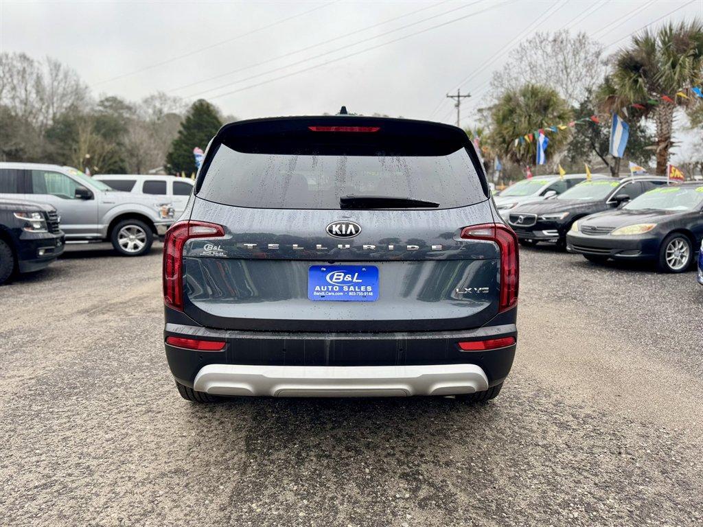 2020 Grey /Black Kia Telluride (5XYP24HC8LG) with an 3.8l V6 DI Dohc 3.8l engine, Automatic transmission, located at 745 East Steele Rd., West Columbia, SC, 29170, (803) 755-9148, 33.927212, -81.148483 - Photo#4