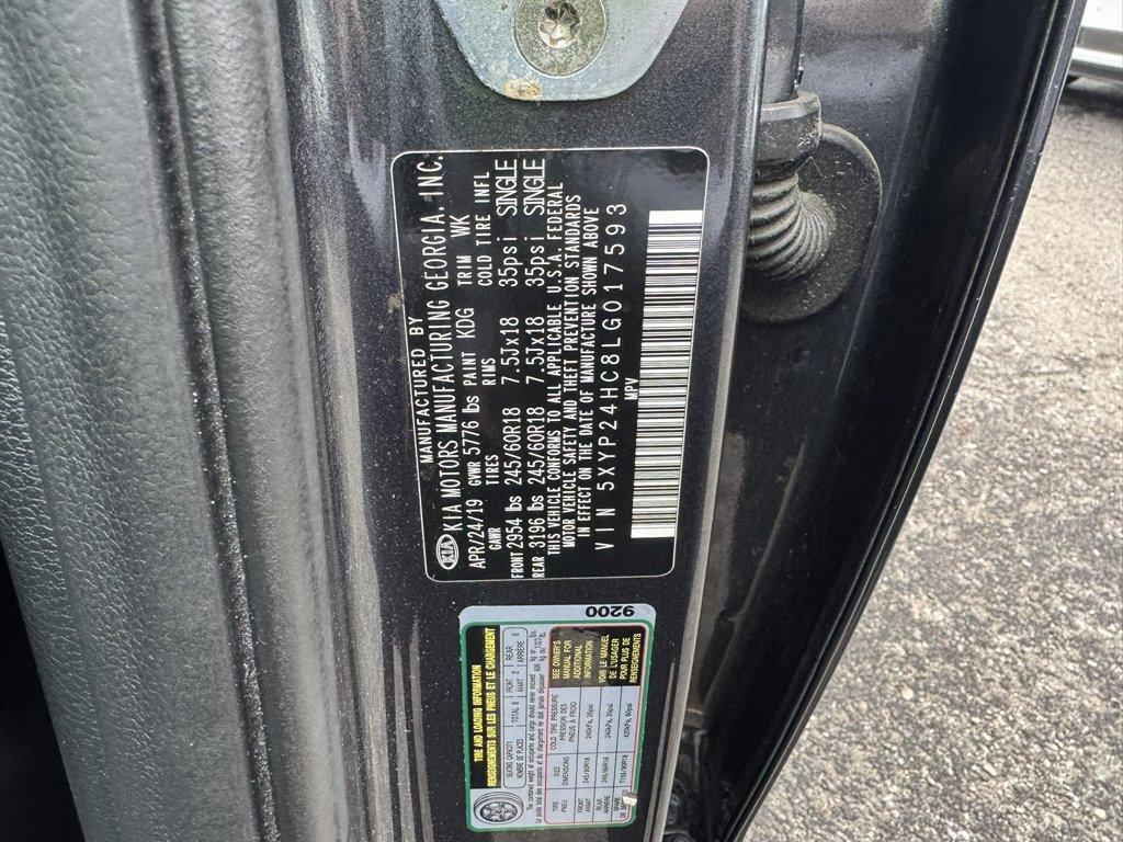 2020 Grey /Black Kia Telluride (5XYP24HC8LG) with an 3.8l V6 DI Dohc 3.8l engine, Automatic transmission, located at 745 East Steele Rd., West Columbia, SC, 29170, (803) 755-9148, 33.927212, -81.148483 - Photo#34