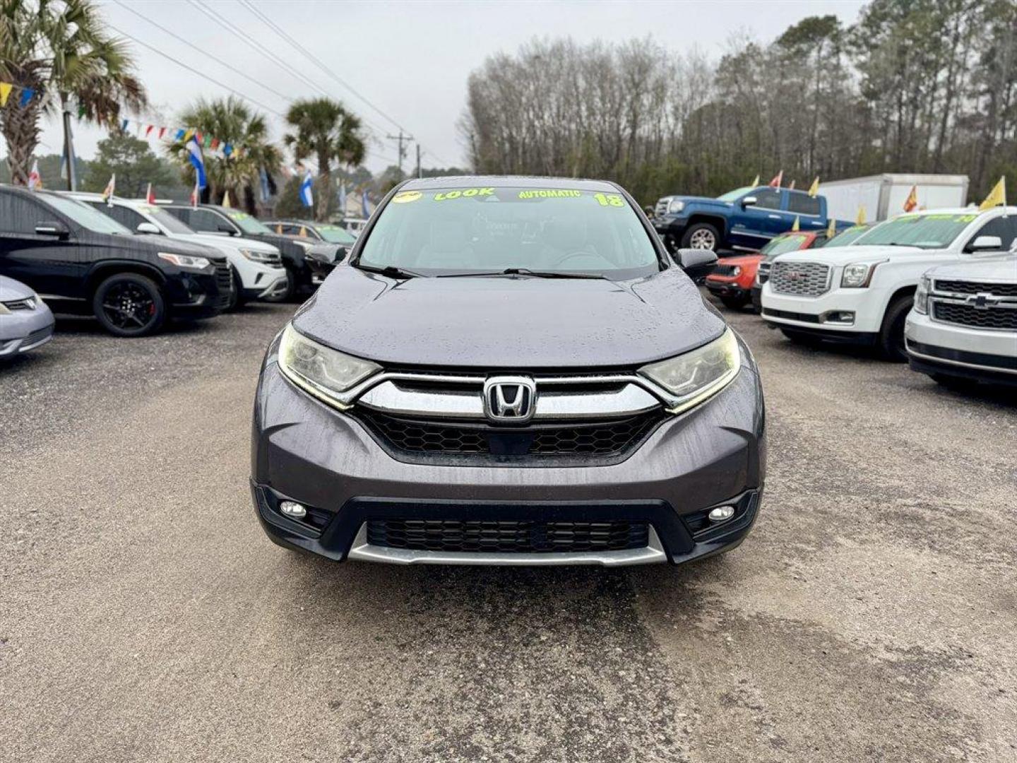 2018 Grey /Grey Honda CR-V (7FARW1H81JE) with an 1.5l I-4 DI Dohc T/C 1.5l engine, Automatic transmission, located at 745 East Steele Rd., West Columbia, SC, 29170, (803) 755-9148, 33.927212, -81.148483 - Photo#1