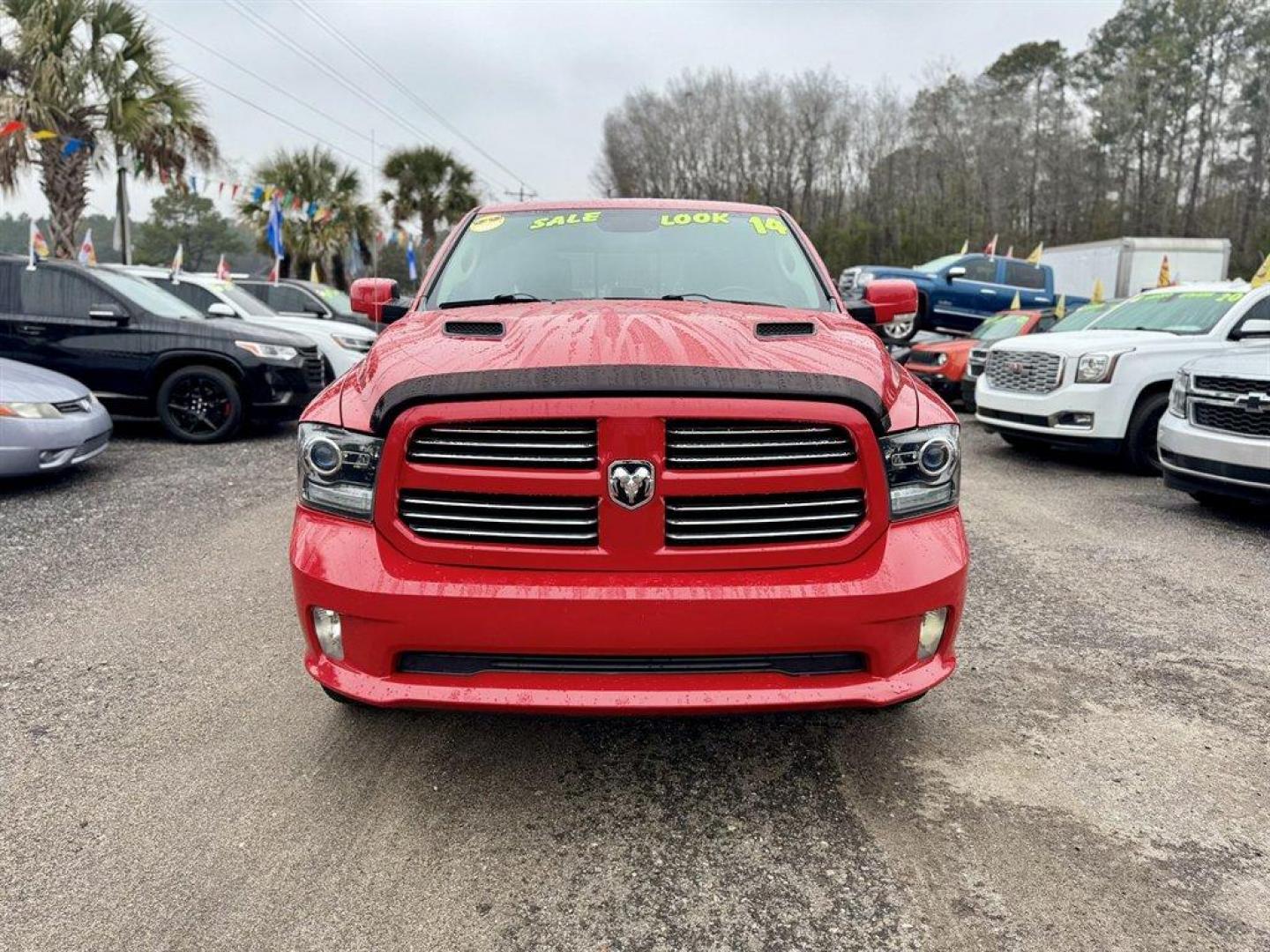 2014 Red /Black Ram 1500 (1C6RR6MT3ES) with an 5.7l V8 Smpi Hemi 5.7l engine, Automatic transmission, located at 745 East Steele Rd., West Columbia, SC, 29170, (803) 755-9148, 33.927212, -81.148483 - Photo#1